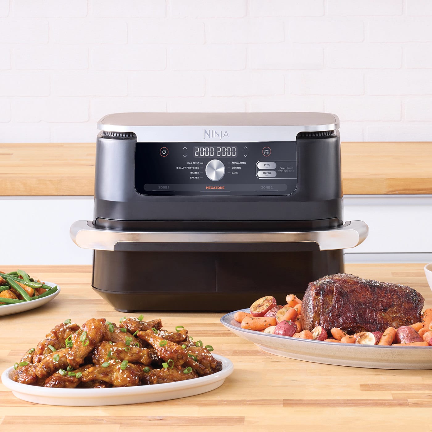 Ninja Foodi FlexDrawer 10,4 L Heißluftfritteuse AF500EU Ninja DE